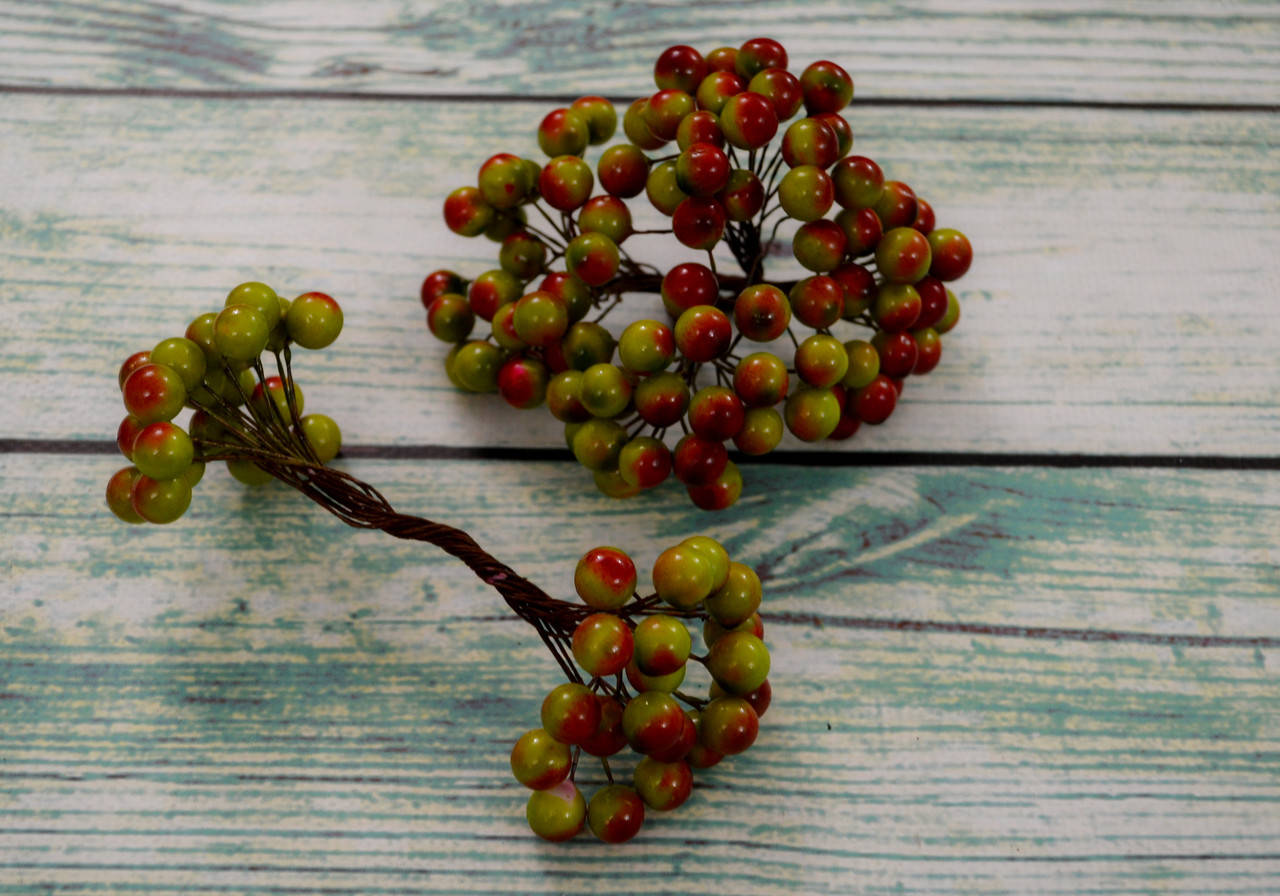 Калина лаковая 12мм пучок 18-20 веточек цвет - красный/зеленый
Калина лаковая 12мм пучок 18-20 веточек цвет - красный/зеленый