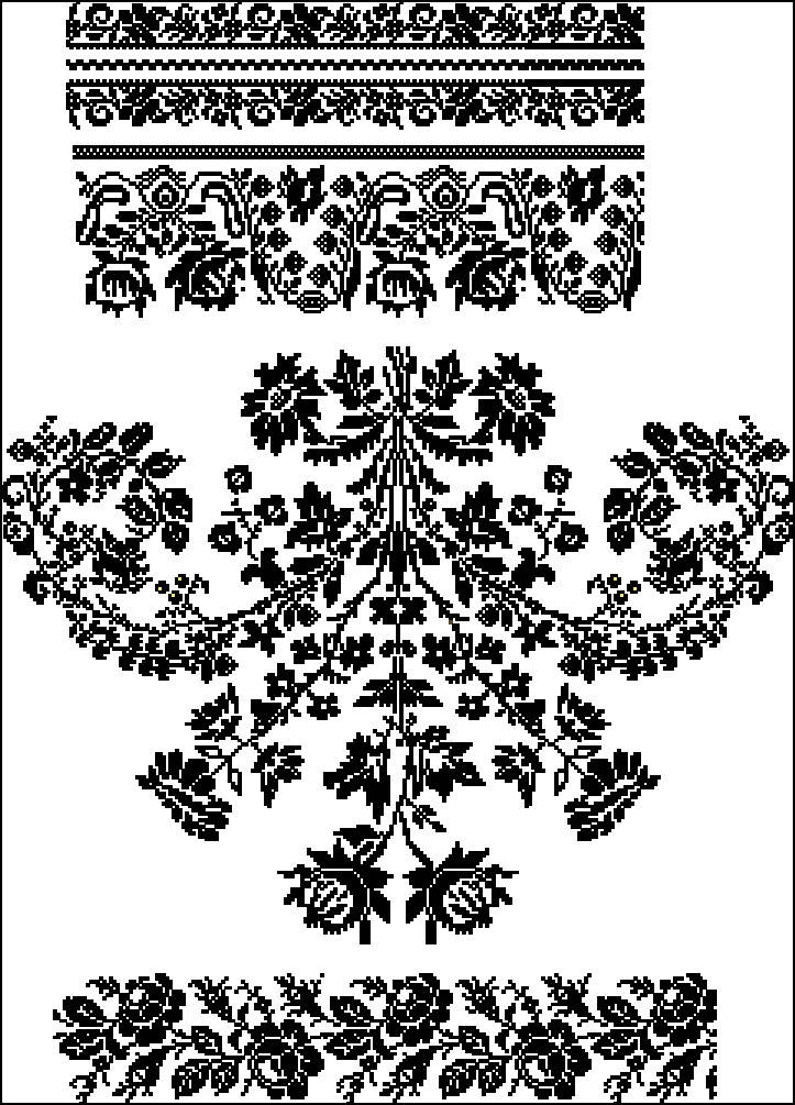 Вишиванка жіноча.Сокальська. Схема xsd, dst, pes, jef, hus
Вишиванка жіноча.Сокальська. Схема xsd, dst, pes, jef, hus