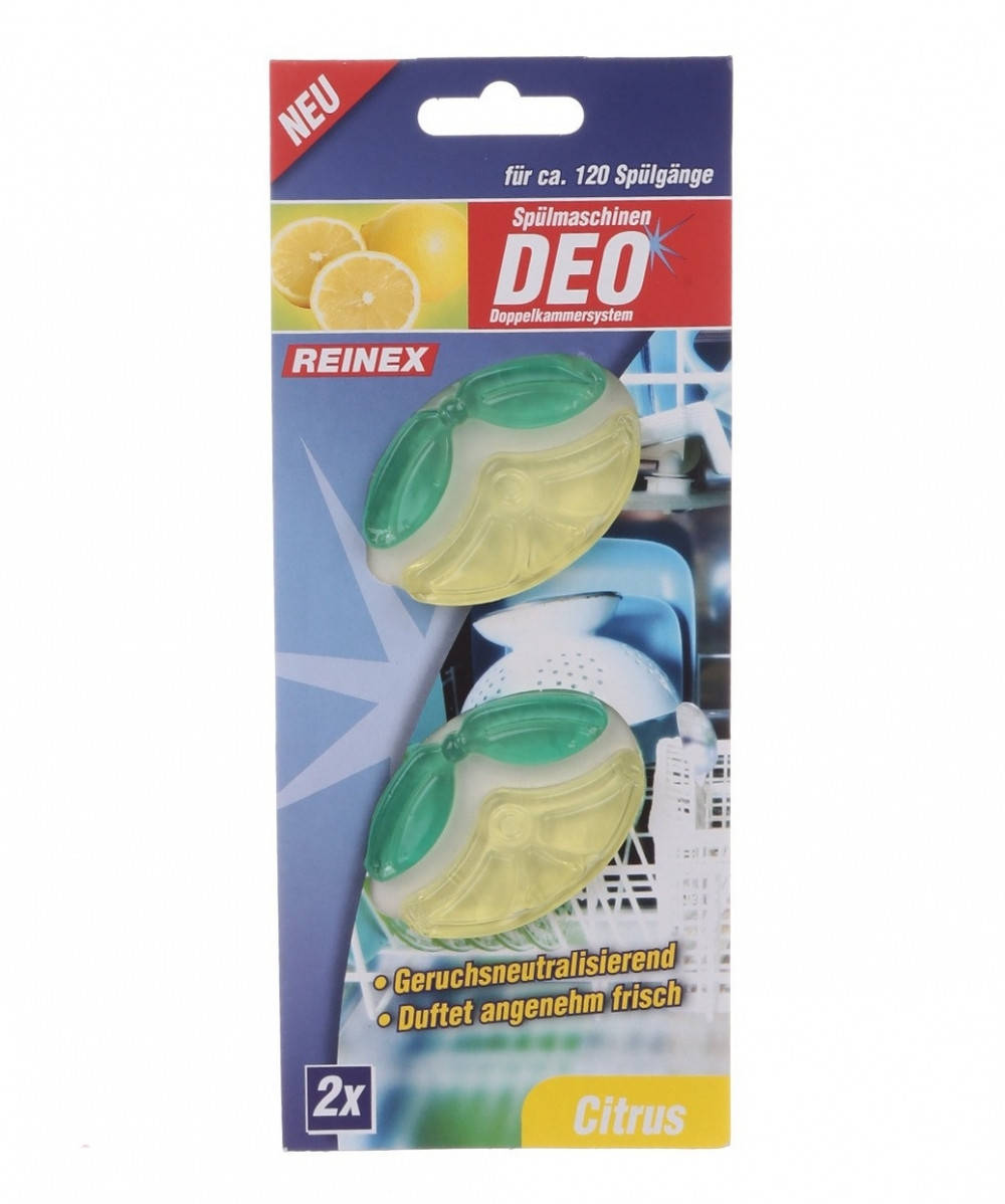 Освежитель для посудомоечной машины Лимон Reinex Geschirrspüler-Deo flüssig 2-er Citro-fresh
Освежитель для посудомоечной машины Лимон Reinex Geschirrspüler-Deo flüssig 2-er Citro-fresh
