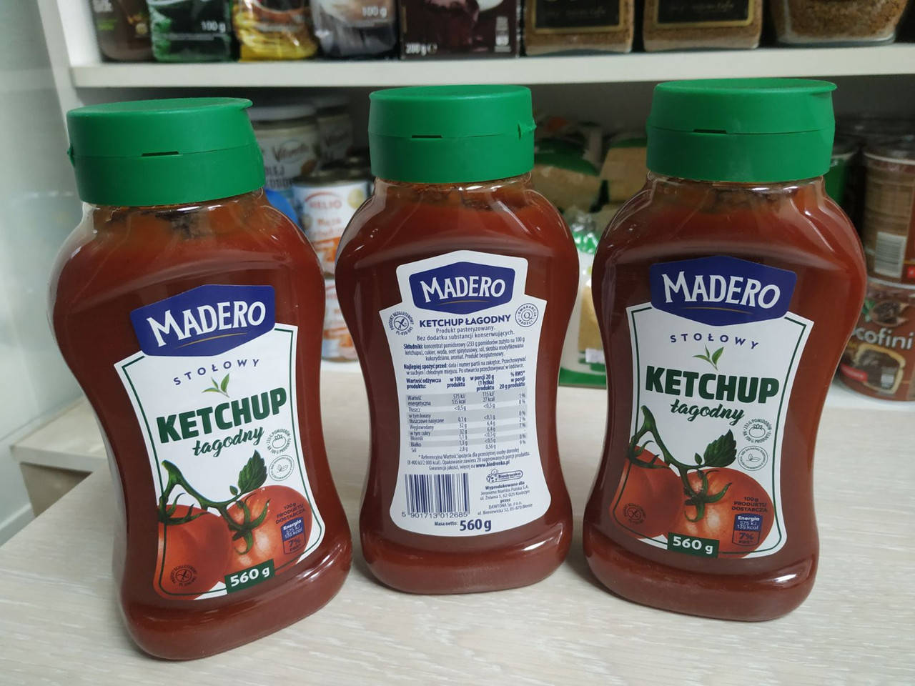 Кетчуп Madero Lagodny 560 g. Польша без глютена! 
Кетчуп Madero Lagodny 560 g. Польша без глютена!