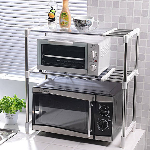 Полка органайзер для микроволновки Wellamart Кухонный стеллаж раздвижной на 2 полки для СВЧ печи MND
Полка органайзер для микроволновки Wellamart Кухонный стеллаж раздвижной на 2 полки для СВЧ печи MND