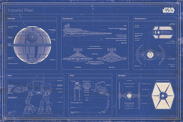 Постер плакат "Звёздные Войны - План Имперского Флота / Star Wars - Imperial Fleet Blueprint" (ps-00302)
Постер плакат "Звёздные Войны - План Имперского Флота / Star Wars - Imperial Fleet Blueprint" (ps-00302)