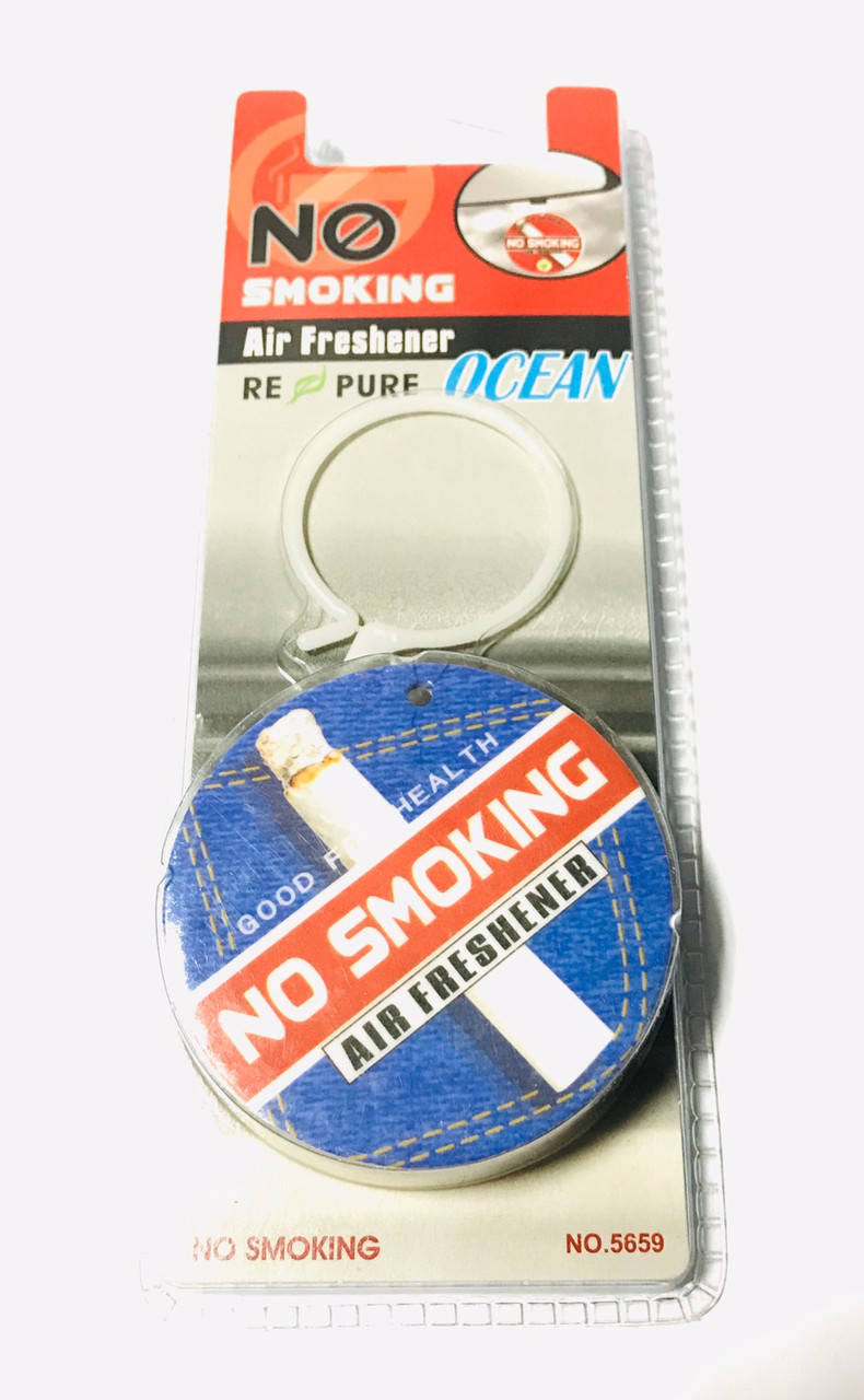 Ароматизатор ОКЕАН. Автомобильный освежитель воздуха (пахучка) NO SMOKING на зеркало или решетку обдува. 5659
Ароматизатор ОКЕАН. Автомобильный освежитель воздуха (пахучка) NO SMOKING на зеркало или решетку обдува. 5659