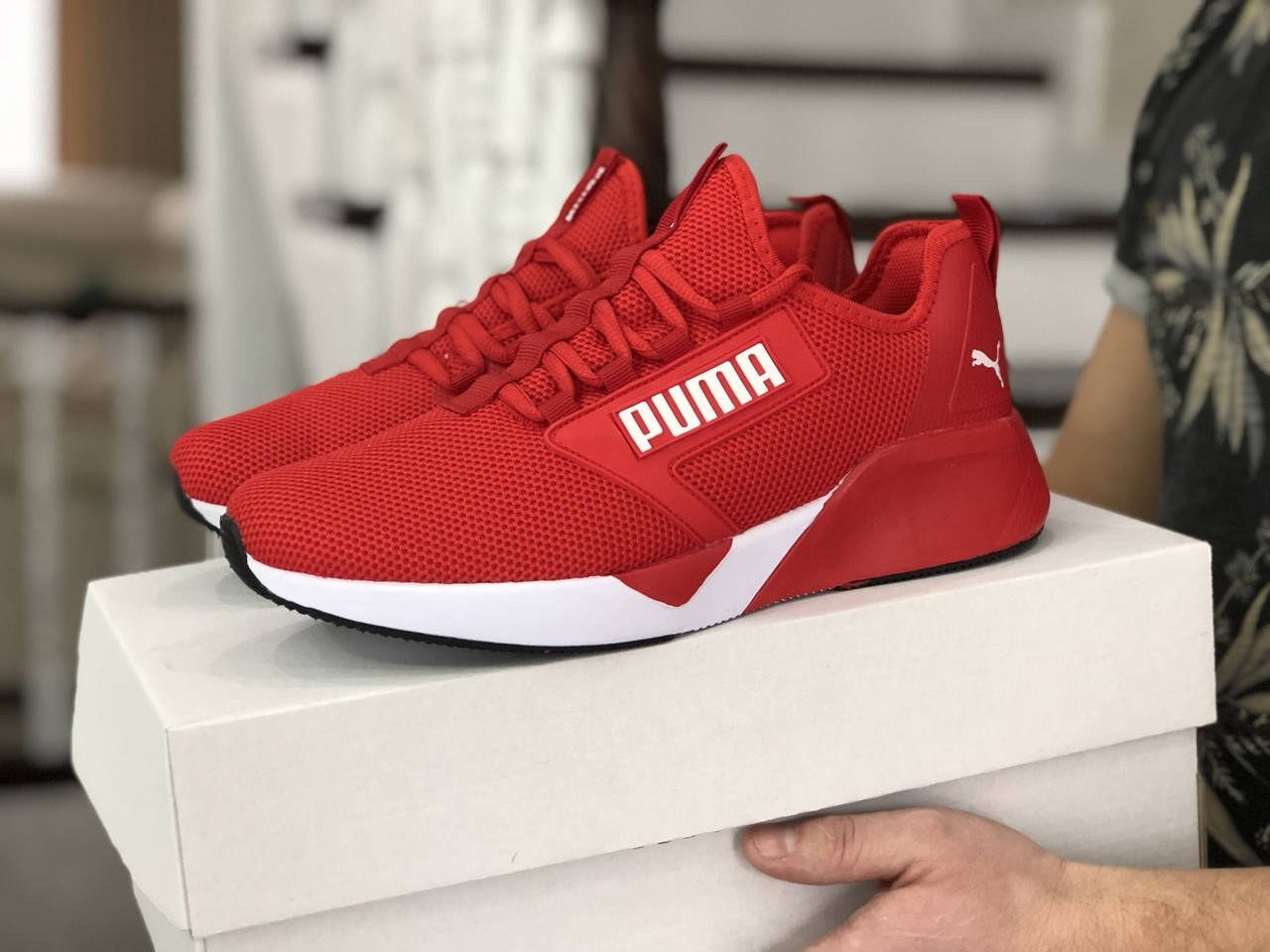 Puma мужские летние красные кроссовки на шнурках. Весенние мужские на сетке кроссы, Красный
Puma мужские летние красные кроссовки на шнурках. Весенние мужские на сетке кроссы, Красный