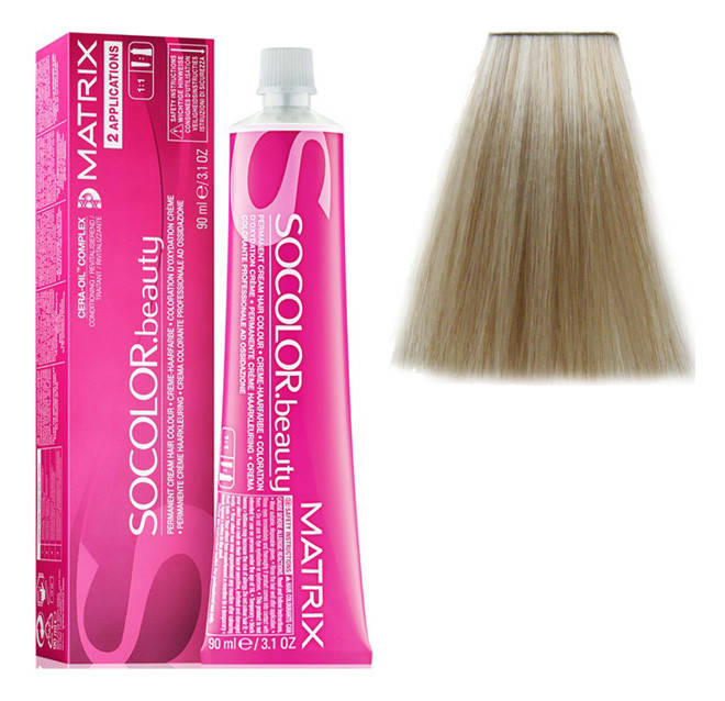 Крем-краска для волос Matrix Socolor Beauty №10AV Перламутровый пепельный очень очень светлый блондин 90 мл
Крем-краска для волос Matrix Socolor Beauty №10AV Перламутровый пепельный очень очень светлый блондин 90 мл