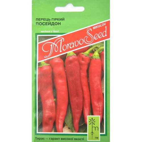 Семена Перец острый Посейдон 0,4 грамма Moravoseed
Семена Перец острый Посейдон 0,4 грамма Moravoseed