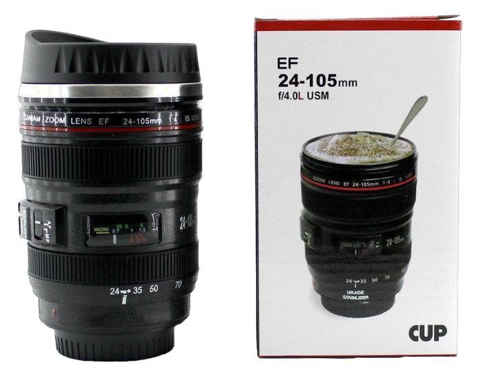 Чашка объектив CANON - Термо кружка в виде объектива, термочашка с подогревом (b28), Черный
Чашка объектив CANON - Термо кружка в виде объектива, термочашка с подогревом (b28), Черный