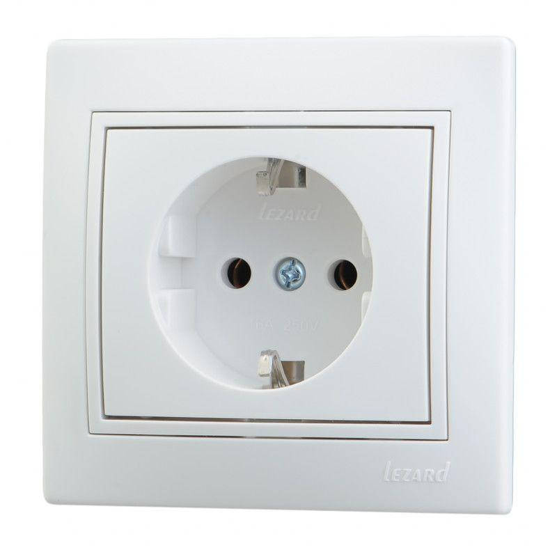Розетка с заземлением LEZARD MIRA белый, 701-0202-122
Розетка с заземлением LEZARD MIRA белый, 701-0202-122