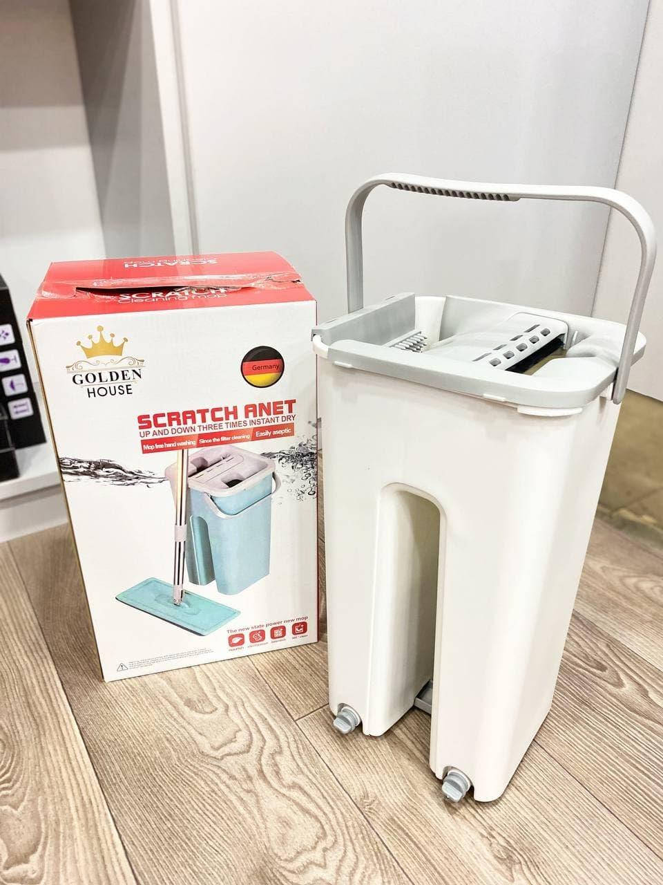 Чудо швабра лентяйка с ведром 4.5 л и автоматическим отжимом Scratch Cleaning Mop Белое, Белый
Чудо швабра лентяйка с ведром 4.5 л и автоматическим отжимом Scratch Cleaning Mop Белое, Белый