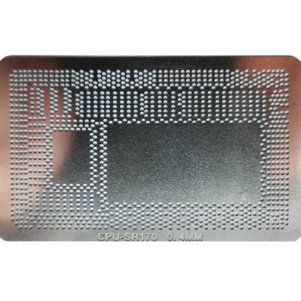Трафарет BGA Intel i3-4010U SR16Q, i5-4200U SR170, i5-5200U SR23Y, i7-4500U SR16Z BGA1168 0.4mm
Трафарет BGA Intel i3-4010U SR16Q, i5-4200U SR170, i5-5200U SR23Y, i7-4500U SR16Z BGA1168 0.4mm