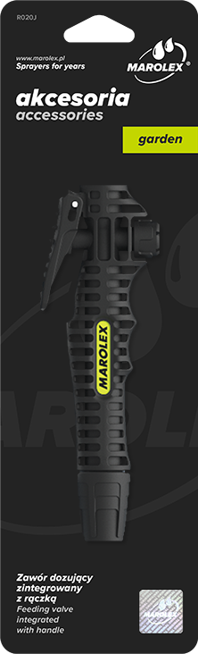 Дозирующий клапан интегрированный с рукояткой Marolex
Дозирующий клапан интегрированный с рукояткой Marolex