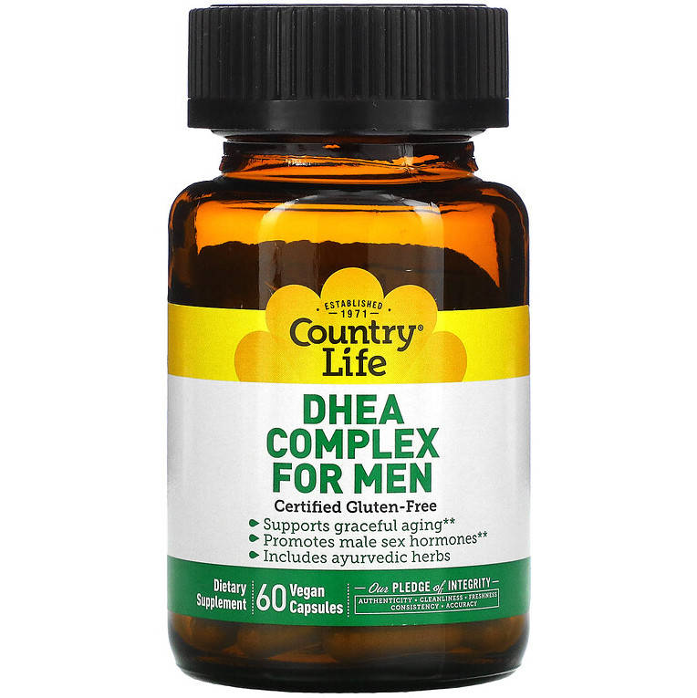 Комплекс ДГЭА для мужчин Country Life "ДHEA Complex for Men" 50 мг (60 вегетарианских капсул)
Комплекс ДГЭА для мужчин Country Life "ДHEA Complex for Men" 50 мг (60 вегетарианских капсул)