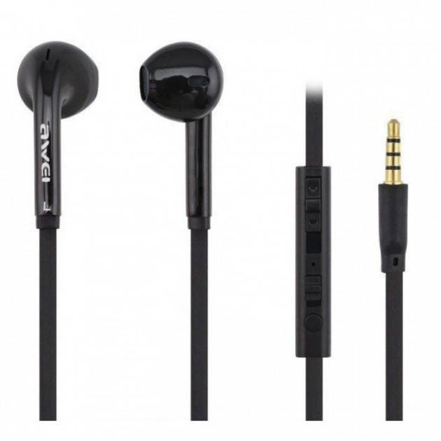 Наушники Mdr ES 15HI Awei Черные 183016, Черный