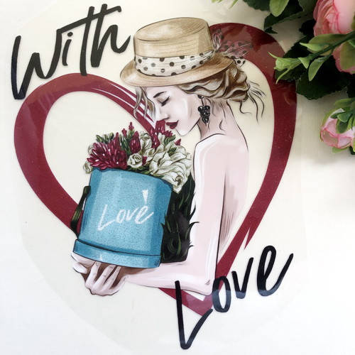 Термоаппликация-накатка, наклейка на одежду With love 20х16 см, Разные цвета
Термоаппликация-накатка, наклейка на одежду With love 20х16 см, Разные цвета