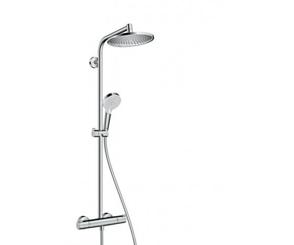 HANSGROHE Crometta S 240 1jet Showerpipe Душевая система c термостатом, хром, 27267000
HANSGROHE Crometta S 240 1jet Showerpipe Душевая система c термостатом, хром, 27267000