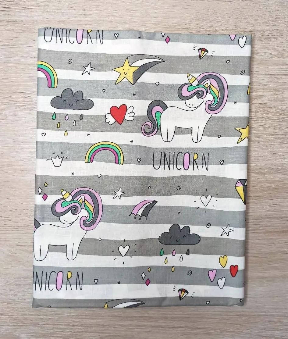 Детское постельное белье в кроватку Единорожки 
Детское постельное белье в кроватку Единорожки