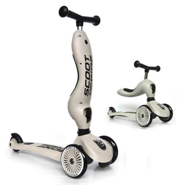 Scoot and Ride Highwaykick 1 Самокат-беговел 2 в 1 пепельный Scooter and Ride On Toy ash
Scoot and Ride Highwaykick 1 Самокат-беговел 2 в 1 пепельный Scooter and Ride On Toy ash