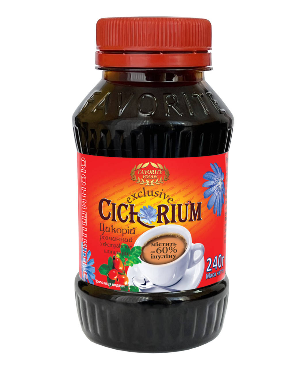 Цикорий згущенный FAVORITE FOODS Exclusive с шиповником 240 г 4820172250289
Цикорий згущенный FAVORITE FOODS Exclusive с шиповником 240 г 4820172250289