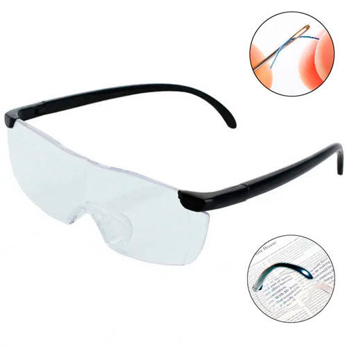 Увеличительные очки для чтения шитья 160% лупа Big Vision
Увеличительные очки для чтения шитья 160% лупа Big Vision