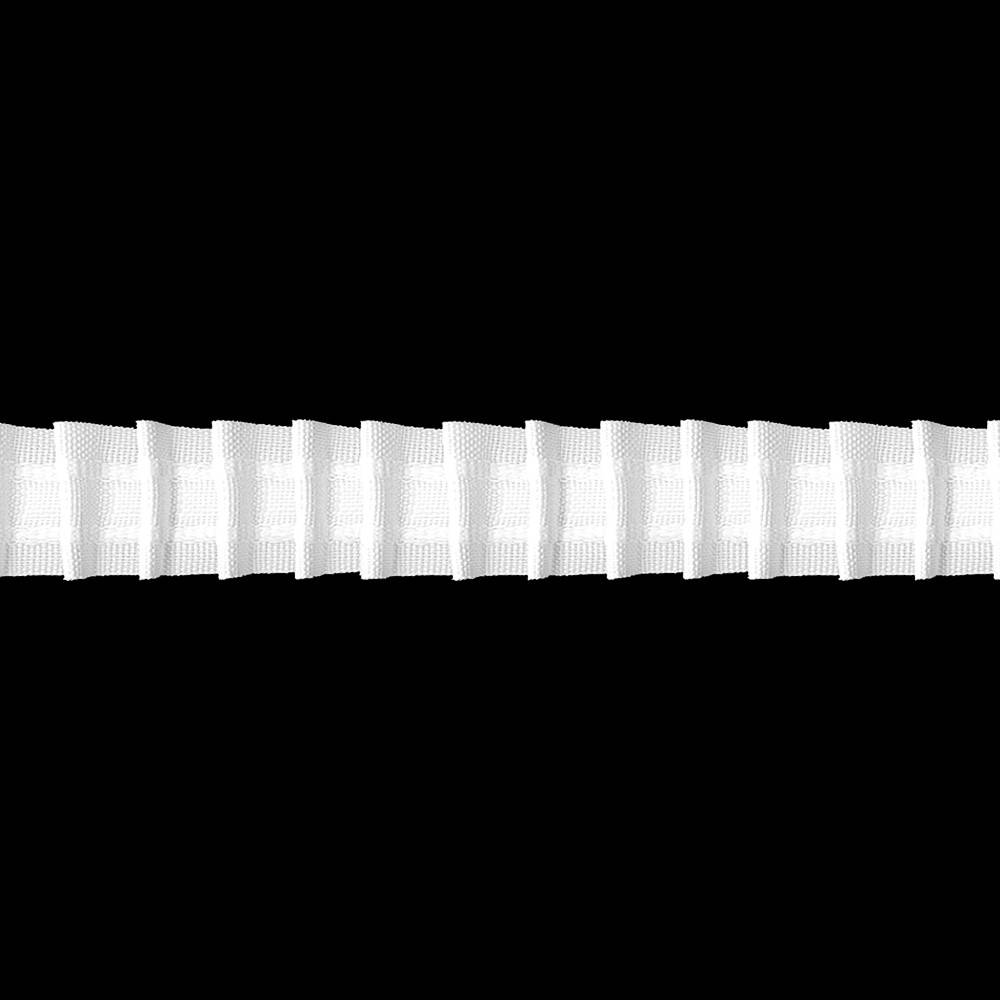 Тесьма для штор, Белый 
Тесьма для штор, Белый