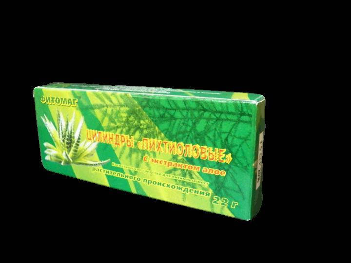 Свечи Пихтиоловые с Алоэ 10шт 
Свечи Пихтиоловые с Алоэ 10шт