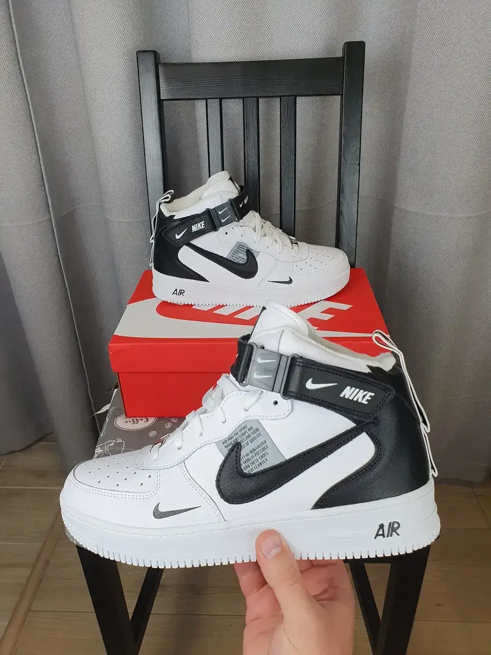 Белые кроссовки термо Nike Air Force 1’07Lv8 Ultra Hight White. Мужские кроссовки Найк Аир Форс 1 демисезонные, Белый
Белые кроссовки термо Nike Air Force 1’07Lv8 Ultra Hight White. Мужские кроссовки Найк Аир Форс 1 демисезонные, Белый