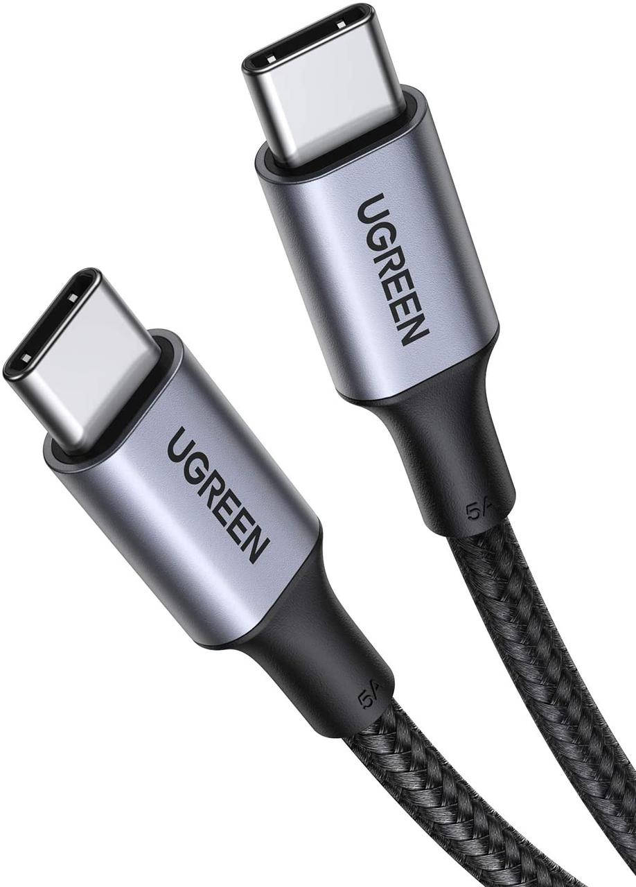 USB C кабель 1м UGREEN C 100W Fast Charge USB 2.0 Type C 5A Power Delivery PD совместим c MacBook iPad Samsung, Черный
USB C кабель 1м UGREEN C 100W Fast Charge USB 2.0 Type C 5A Power Delivery PD совместим c MacBook iPad Samsung, Черный
