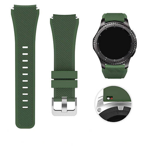 Ремешки для часов Huawei Watch 46mm Honor Watch силиконовый классическая застёжка тёмно-зелёный
Ремешки для часов Huawei Watch 46mm Honor Watch силиконовый классическая застёжка тёмно-зелёный