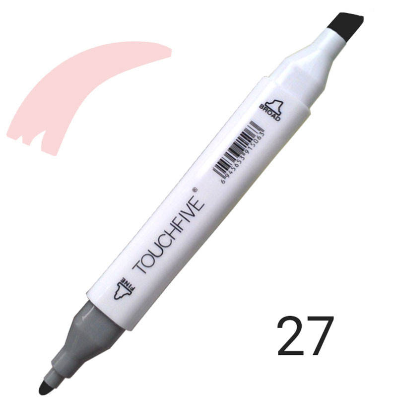 Маркер двосторонній TouchFive №27 Powder Pink (порошковий рожевий) (TF2209-27), Розовый
Маркер двосторонній TouchFive №27 Powder Pink (порошковий рожевий) (TF2209-27), Розовый