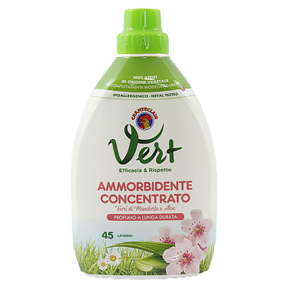 Помякшувач для прання концентрат Верт алое/квіти CC Vert ammorbidente concentrato 45p 900ml 8шт/ящ (Код :
Помякшувач для прання концентрат Верт алое/квіти CC Vert ammorbidente concentrato 45p 900ml 8шт/ящ (Код :