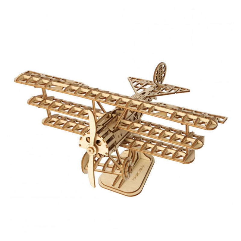 Деревянный 3D конструктор Robotime TG301 Биплан механический пазл
Деревянный 3D конструктор Robotime TG301 Биплан механический пазл