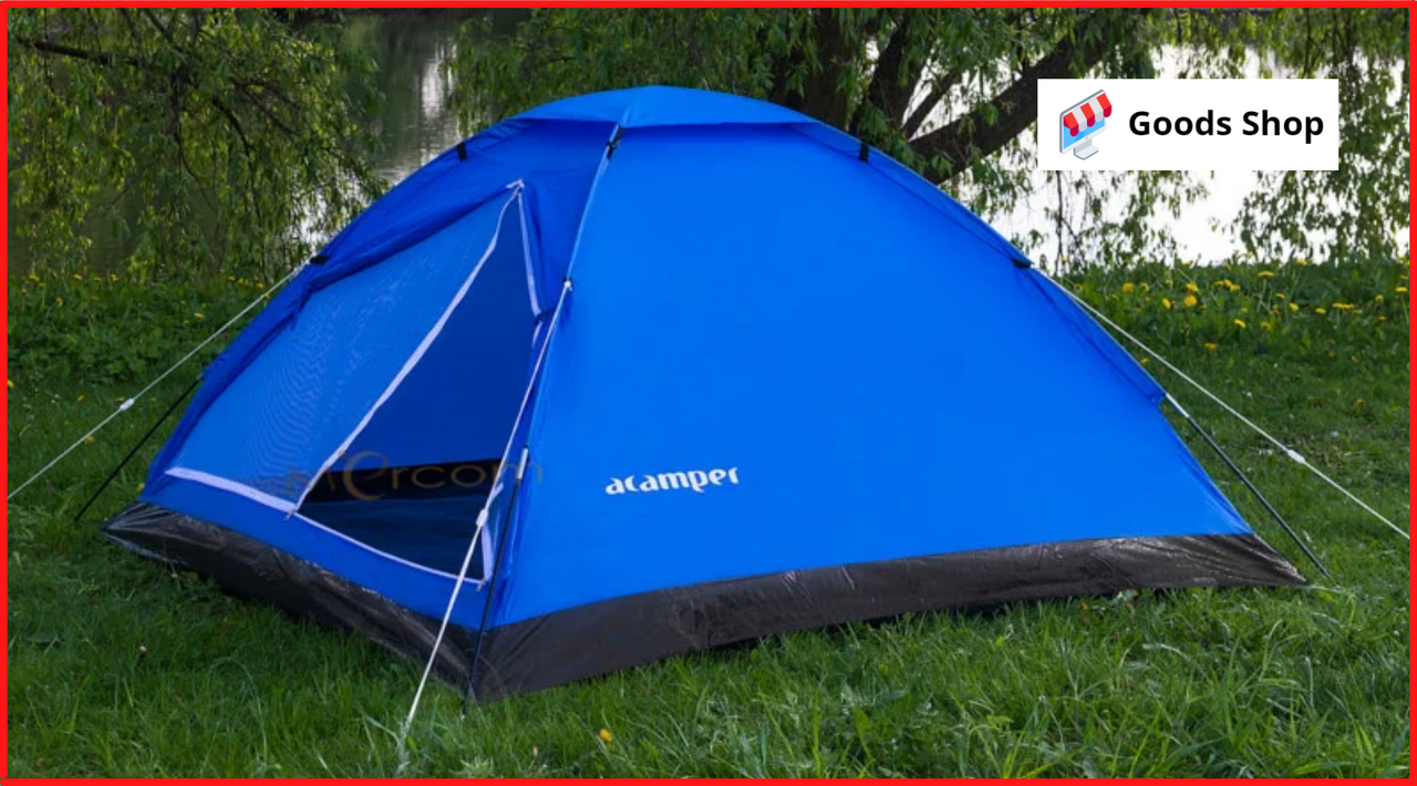 Палатка туристическая четырехместная однокомнатная однослойная Presto Acamper Domepack 4-х местная синяя, Синий
Палатка туристическая четырехместная однокомнатная однослойная Presto Acamper Domepack 4-х местная синяя, Синий