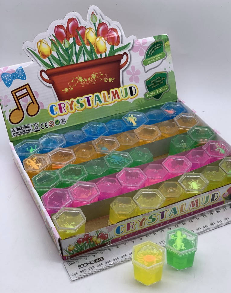 Лизун - жвачка для рук, в пятиугольных баночках с животными 4068-6
Лизун - жвачка для рук, в пятиугольных баночках с животными 4068-6