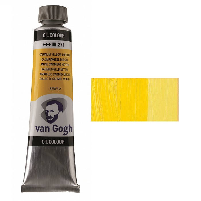 Краска масляная Van Gogh (271) Кадмий желтый средний, 40 мл, Royal Talens
Краска масляная Van Gogh (271) Кадмий желтый средний, 40 мл, Royal Talens