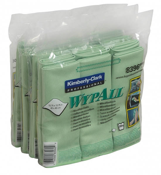 Салфетка из микрофибры зеленого цвета для стекла Kimberly-Clark WypAll Microfibre 8396, Зелёный
Салфетка из микрофибры зеленого цвета для стекла Kimberly-Clark WypAll Microfibre 8396, Зелёный