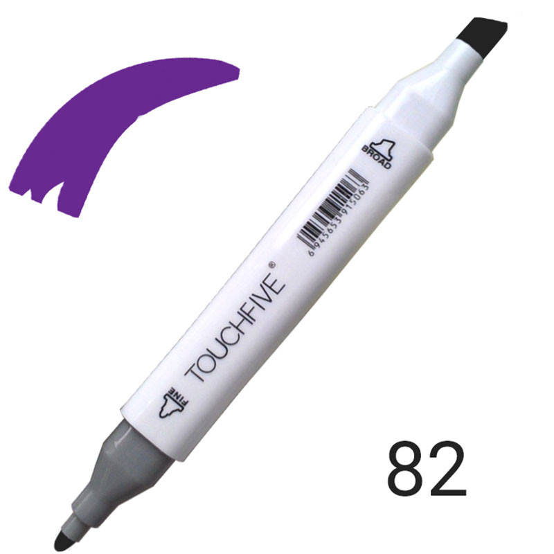Маркер двосторонній TouchFive №82 Light Violet (Світло-фіолетовий) (TF2209-82), Фиолетовый
Маркер двосторонній TouchFive №82 Light Violet (Світло-фіолетовий) (TF2209-82), Фиолетовый