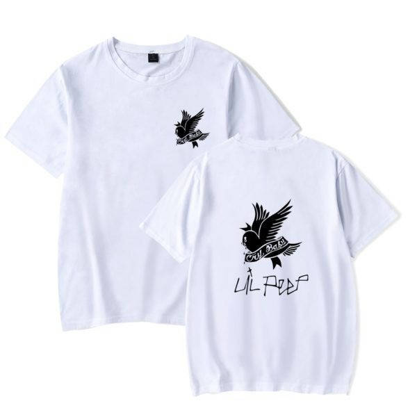 Футболка Lil Peep CRYBABY Bird белая унисекс