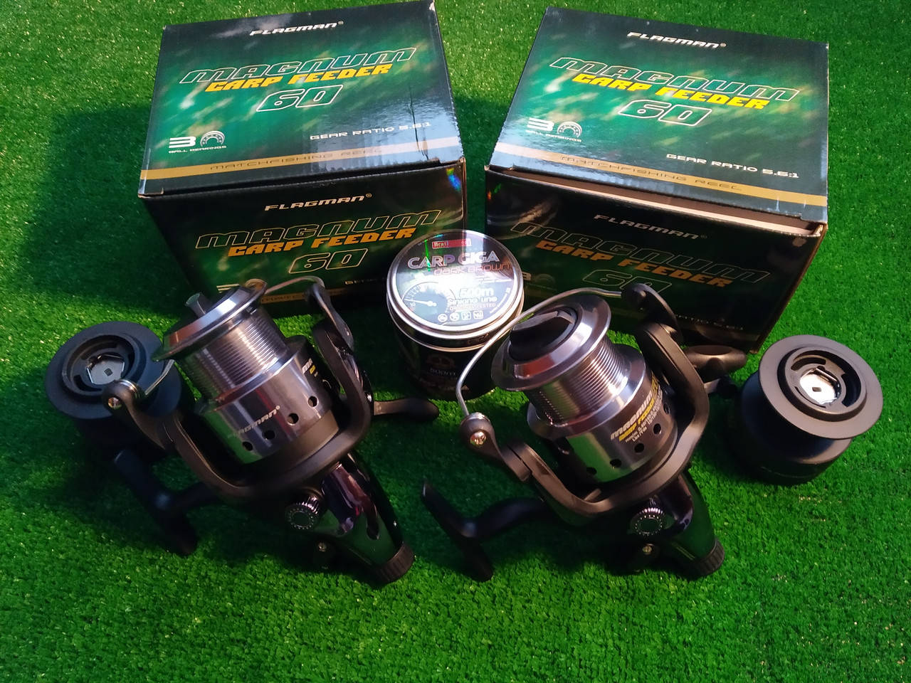 АКЦІЯ Катушка Flagman Magnum Carp Feeder (2 шт) + Волосінь Bratfishing CARP GIGA (500 м
АКЦІЯ Катушка Flagman Magnum Carp Feeder (2 шт) + Волосінь Bratfishing CARP GIGA (500 м