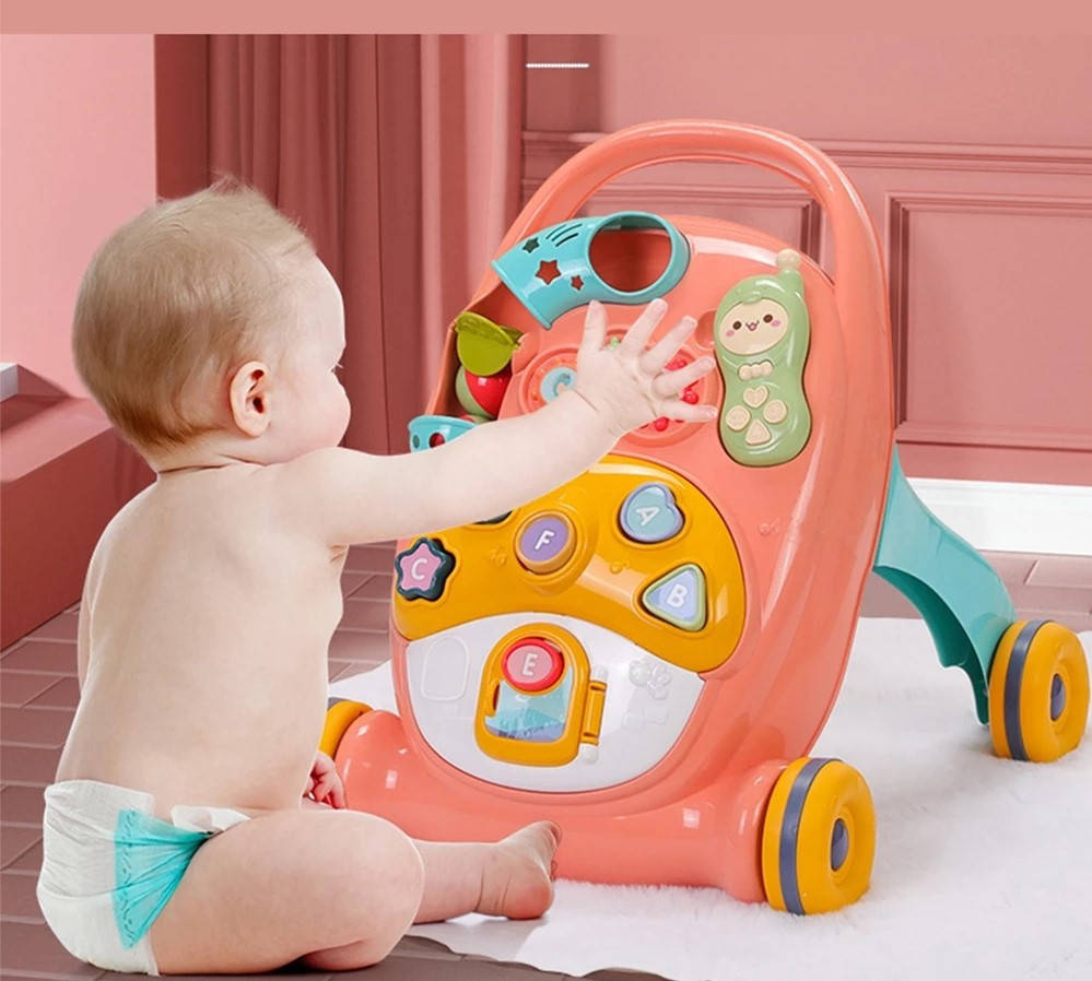 Детские музыкальные развивающие ходунки-каталка "Sobebear" Baby Walker, розовые, Розовый
Детские музыкальные развивающие ходунки-каталка "Sobebear" Baby Walker, розовые, Розовый