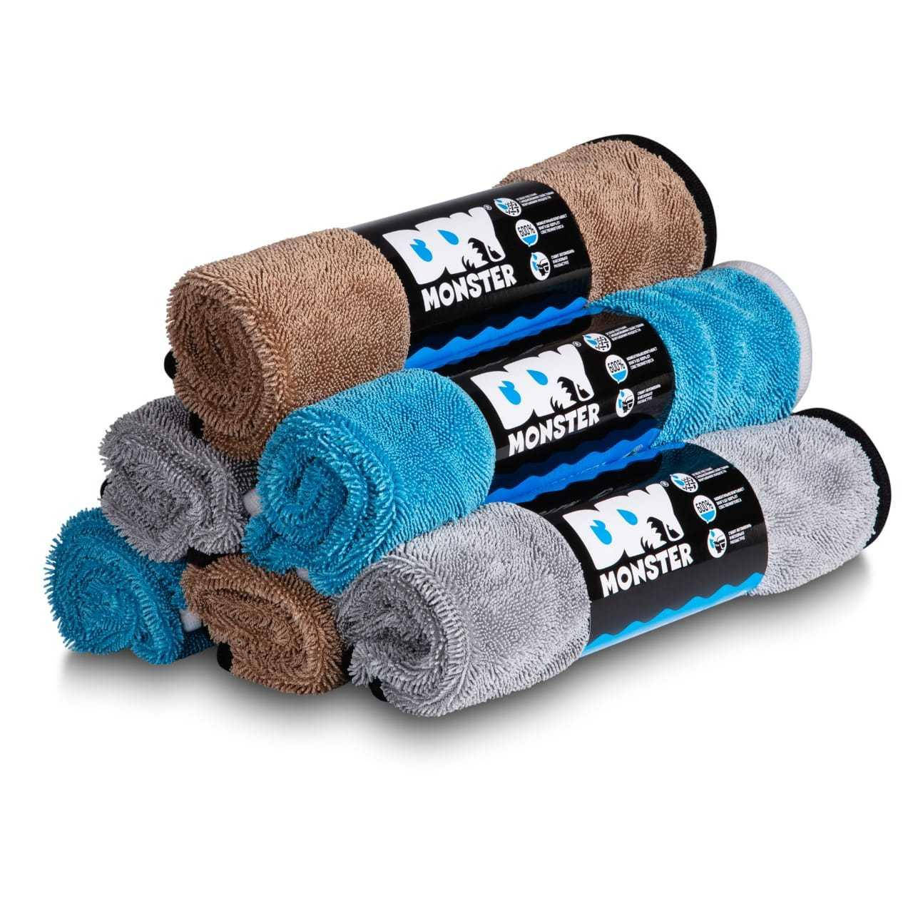 Полотенце для сушки Dry Monster Microfiber Towel, впитывает до 600%, 50x60 см, 520 г/м2
Полотенце для сушки Dry Monster Microfiber Towel, впитывает до 600%, 50x60 см, 520 г/м2