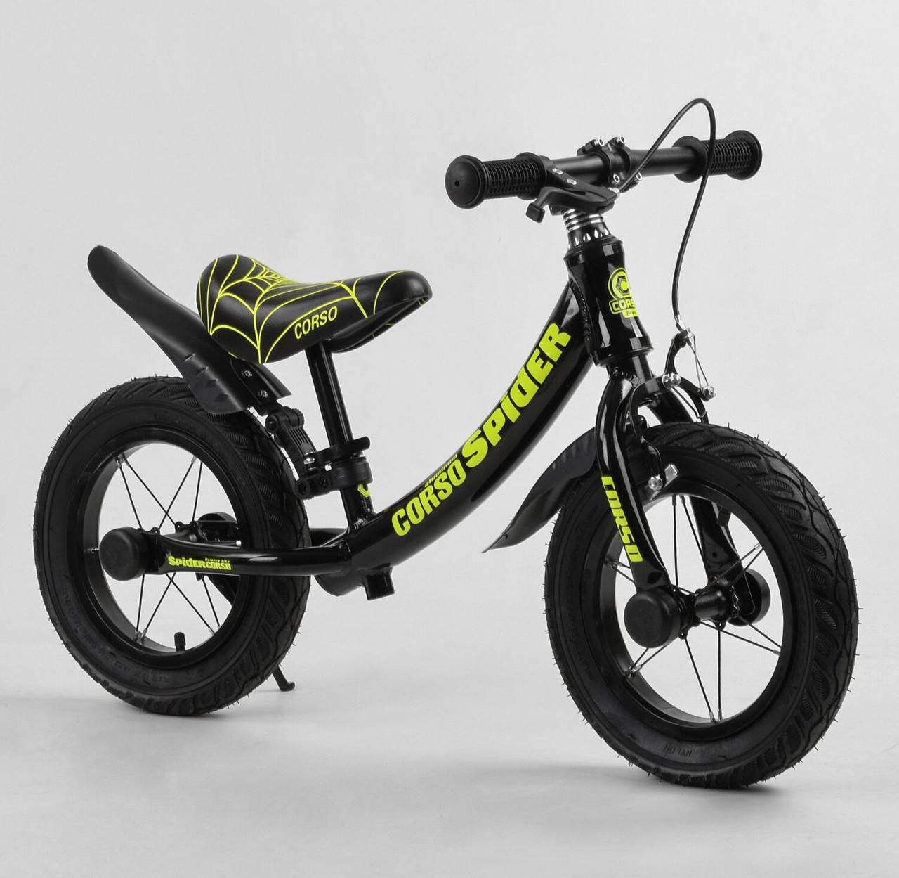 Велобег 12’’ CORSO SPIDER алюминиевая рама, передний ручной тормоз, подножка
Велобег 12’’ CORSO SPIDER алюминиевая рама, передний ручной тормоз, подножка