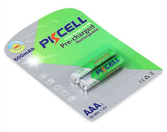 Акумулятор PKCELL 1.2V AAA 600mAh NiMH Already Charged, 2 штуки в блістері ціна за блістер, Q12
Акумулятор PKCELL 1.2V AAA 600mAh NiMH Already Charged, 2 штуки в блістері ціна за блістер, Q12