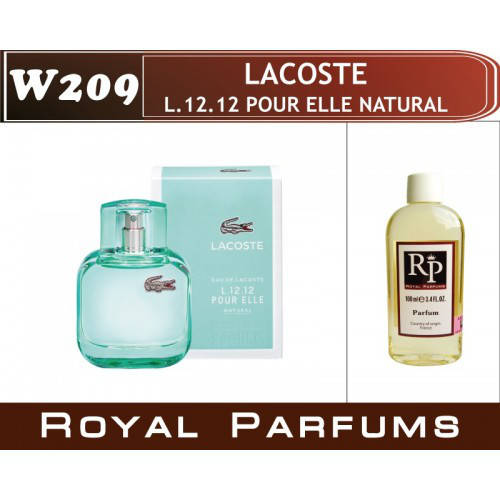 Духи на разлив Royal Parfums W-209 «L.12.12 Pour Elle Natural» от Lacoste
Духи на разлив Royal Parfums W-209 «L.12.12 Pour Elle Natural» от Lacoste