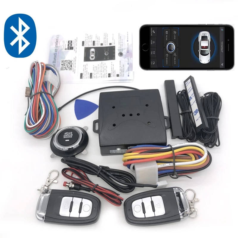 Автосигнализация Bluetooth (приложение) c бесключевым доступом, автозапуском двигателя и кнопкой старт стоп
Автосигнализация Bluetooth (приложение) c бесключевым доступом, автозапуском двигателя и кнопкой старт стоп