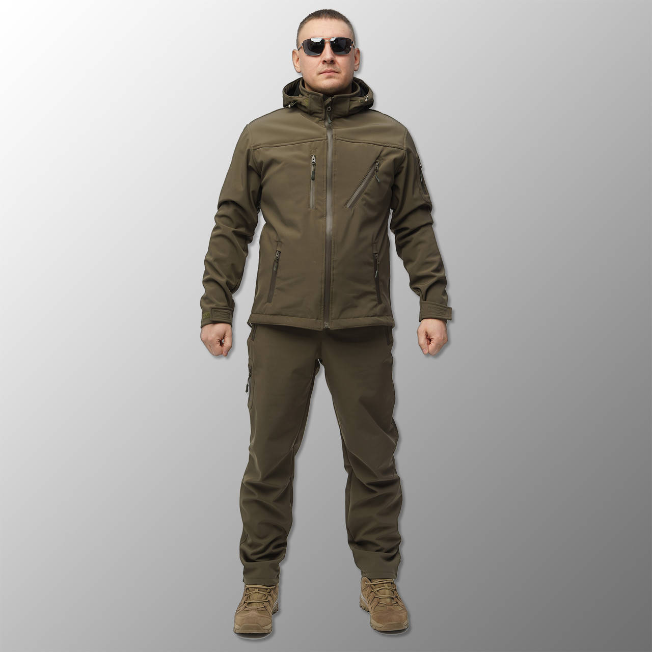 Костюм Soft Shell "Куртка + Штаны" (Олива) (непромокаемый костюм, тактический, МНС, МЧС) 52, Оливковый
Костюм Soft Shell "Куртка + Штаны" (Олива) (непромокаемый костюм, тактический, МНС, МЧС) 52, Оливковый
