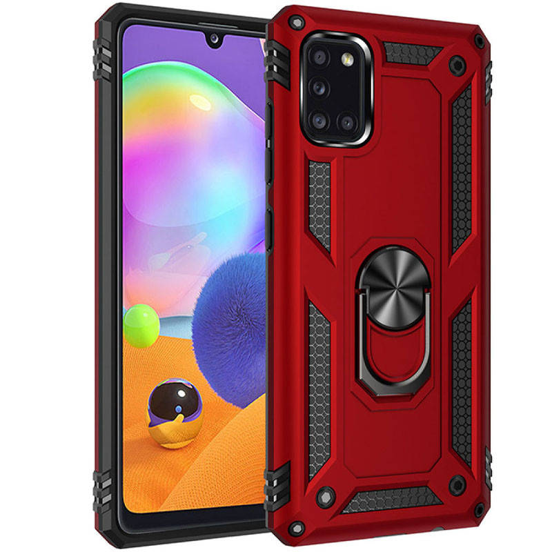 Ударопрочный чехол для Samsung Galaxy A31 Serge Ring for Magnet, чехол мужской провоударный для самсунг а31, Красный
Ударопрочный чехол для Samsung Galaxy A31 Serge Ring for Magnet, чехол мужской провоударный для самсунг а31, Красный