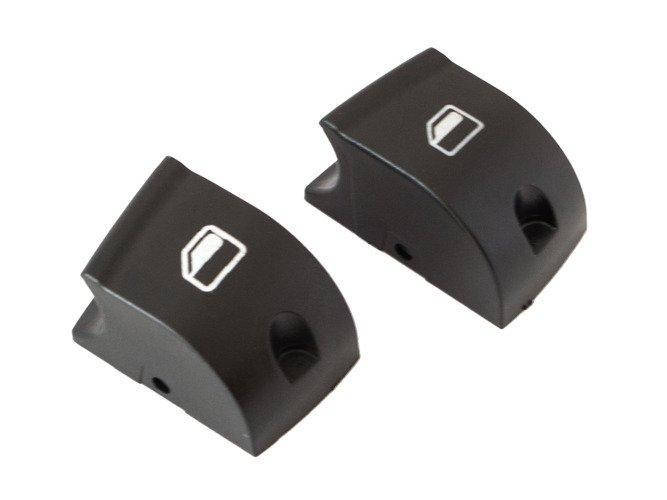 Audi A4 B6 00-04 накладки на кнопки в блок управления панель стелоподъемников 2 шт.