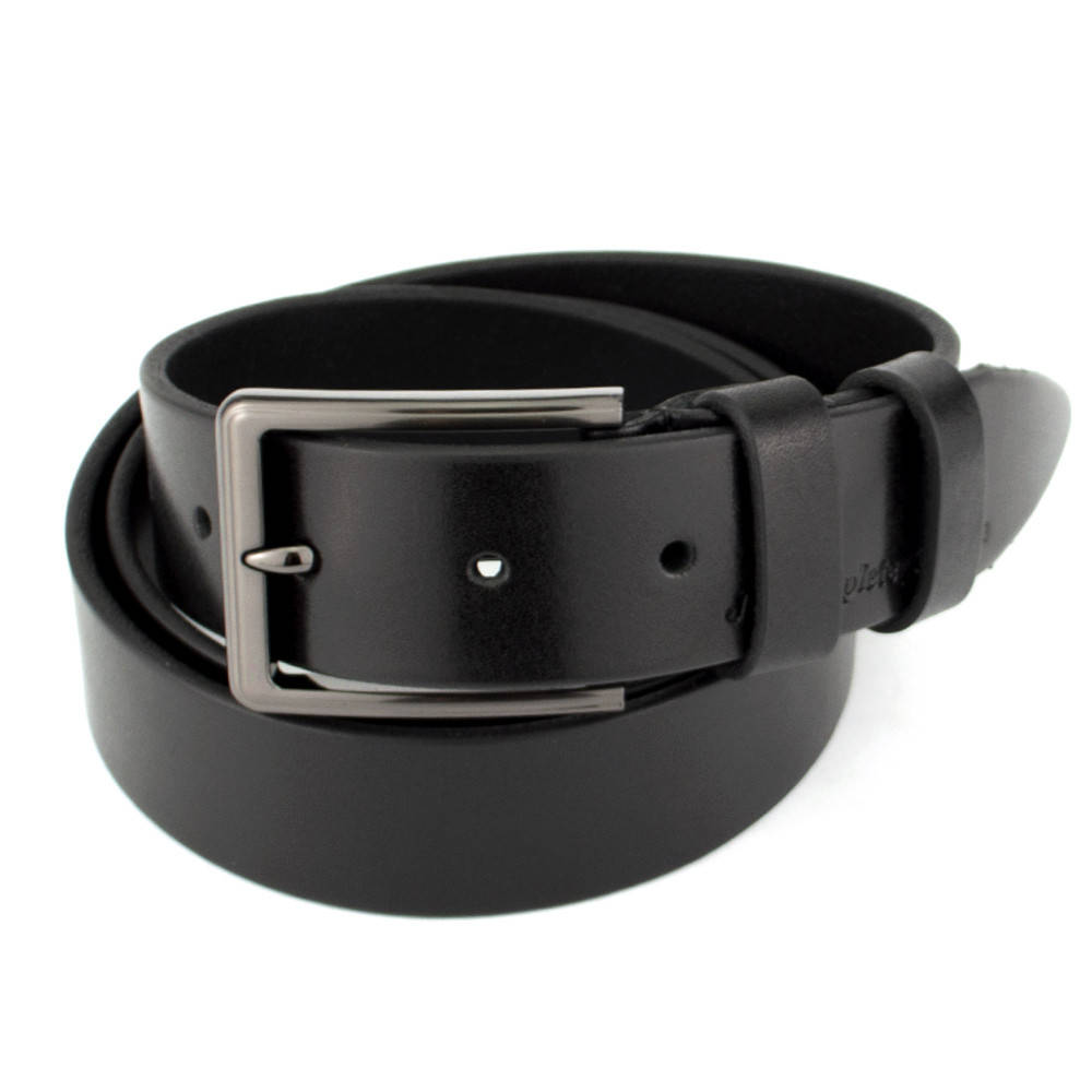 Ремень мужской кожаный классический черный JK-3522 (120 см)
Ремень мужской кожаный классический черный JK-3522 (120 см)