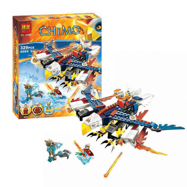 Конструктор 10292 Chimo Legends of Chima Легенды Чимы Огненный истребитель Орлицы Эрис 329 дет, Разные цвета
Конструктор 10292 Chimo Legends of Chima Легенды Чимы Огненный истребитель Орлицы Эрис 329 дет, Разные цвета