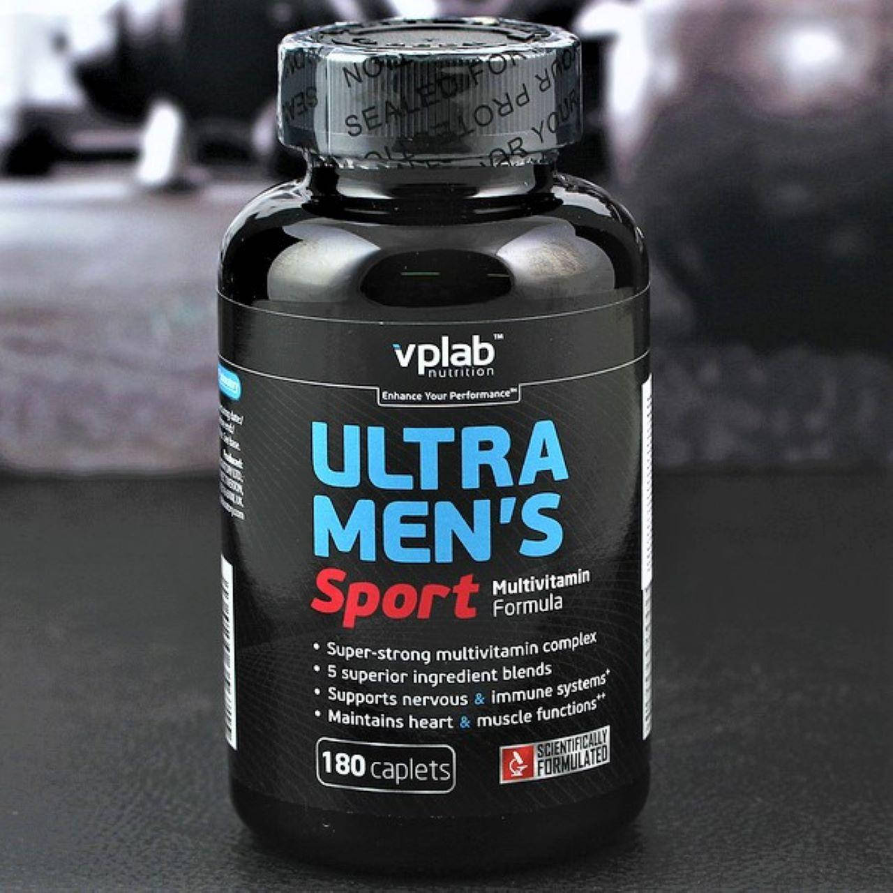 VPLab Ultra Men's Sport Multivitamin 180 caps мужские витамины и минералы ВП Лаб витамино-минеральный комплекс
VPLab Ultra Men's Sport Multivitamin 180 caps мужские витамины и минералы ВП Лаб витамино-минеральный комплекс